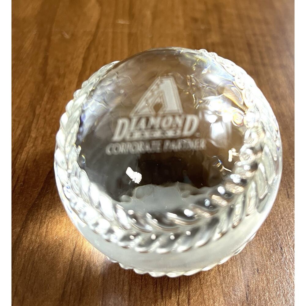 Arizona Diamondbacks Glass Crystal Paperweight Sphere – Corporate Partner Souven